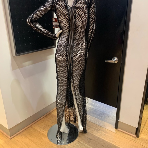 Black mesh dress - Picture 5 of 10